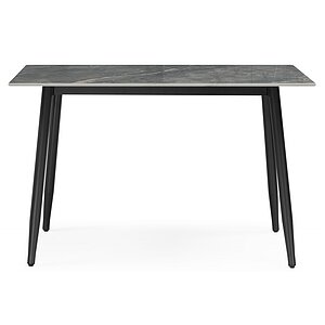 Серый мрамор / черный Керамический стол Rion 120 серый мрамор / черный