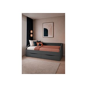 графит Кровать Эриол 90x200 графит