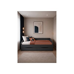 графит Кровать Эриол 90x200 графит