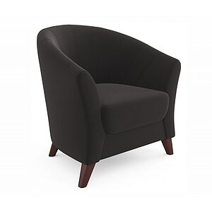 Шоколад/Велюр Мягкое кресло Line шоколад