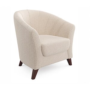 Айвори/Букле Мягкое кресло Line