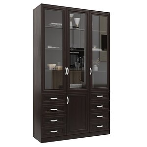 90x30x200 Библиотека Библиограф 3.9 Венге Рельеф для книг