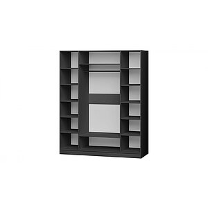 Коричневый/210x50x200 Шкаф-купе Ариадна (Венге Цаво)