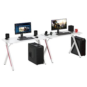 Белый Два игровых стола Мебель24 GT-2310