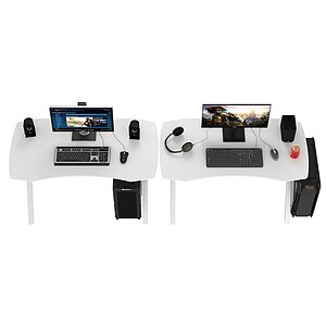 Белый Два игровых стола Мебель24 GT-2310