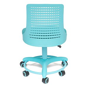 Ткань (сетка), пластик, бирюзовый Компьютерное кресло детское Tetchair Kiddy