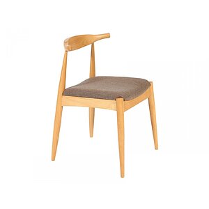 Коричневый, бук / Бежевый, рогожка Стул для кухни ПМ: Tetchair Стул мягкое сидение Bull