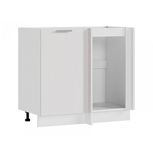 Белый / Белый глянец Кухонный гарнитур Стендмебель Бреста 180х150 см
