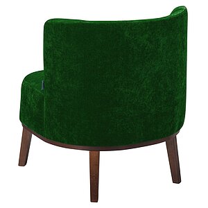 Зеленый Кресло Шафран зеленый