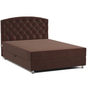 велюр Дрим шоколад Кровать односпальная с подъемным механизмом Премиум 90 велюр Дрим шоколад