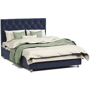 велюр Ультра миднайт Кровать полутороспальная с подъемным механизмом Шармэль 120 велюр Ультра миднайт