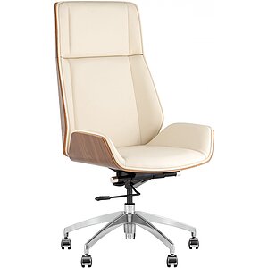 бежевый Кресло руководителя TopChairs Crown SN,