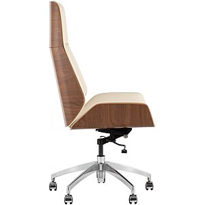 бежевый Кресло руководителя TopChairs Crown SN,