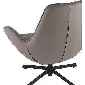 серый/черный Кресло TopChairs Ostra,