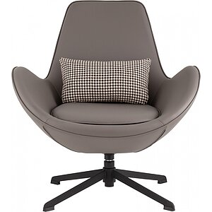серый/черный Кресло TopChairs Ostra,