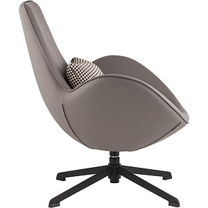 серый/черный Кресло TopChairs Ostra,