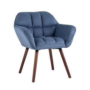 глубокий синий Кресло STOOL GROUP Брайан Замша, NC