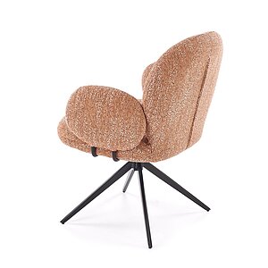 корица / черный Стул HALMAR K568 корица/черный, поворотный