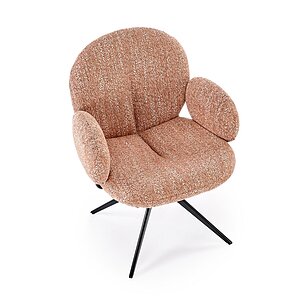 корица / черный Стул HALMAR K568 корица/черный, поворотный