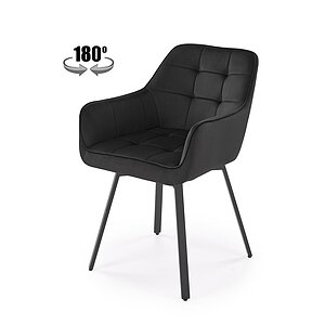 черный Стул HALMAR K588 черный/черный