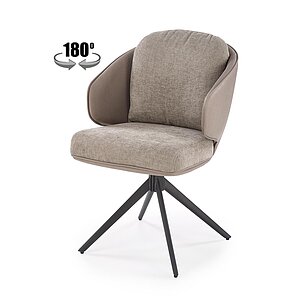 серый / черный Стул HALMAR K554 серый/светло-серый/черный, поворотный