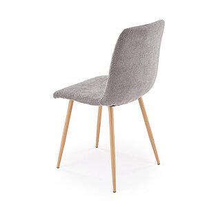 серый Стул HALMAR K525 WDF серый/натуральный