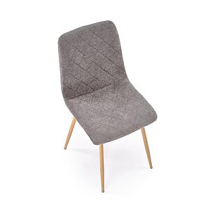 серый Стул HALMAR K525 WDF серый/натуральный