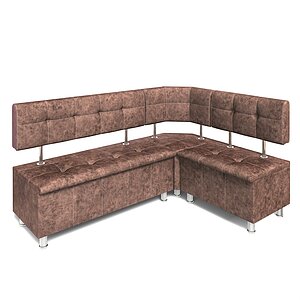 Коньяк (велюр) Угловой Диван Торонто