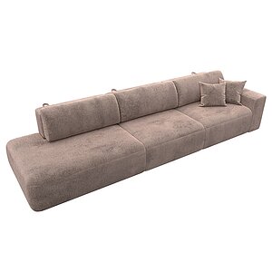 tower 05 бежевый/велюр Диван прямой Лига Диванов Лига-036 Модерн Лонг