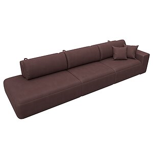 joly 09 бордовый/замша Диван прямой Лига Диванов Лига-036 Модерн Лонг