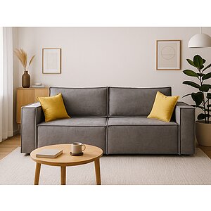 Серый (Soro 93/Soro 40 подушки) велюр