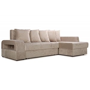 Бежевый Диван угловой СтолЛайн Марго правый