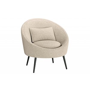 Панда крем 6 (ваниль) Кресло Олимп-Мебель Каро