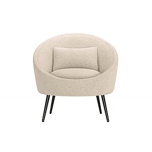 Панда крем 6 (ваниль) Кресло Олимп-Мебель Каро