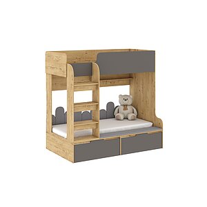 Дуб Вотан/Серый Графит