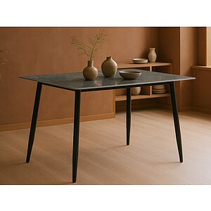 Серый мрамор / черный