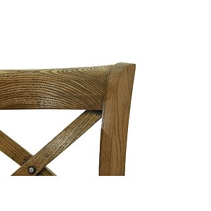 Дуб светлый (Тон 100, черная патина)/ Sherlock 290 (рогожка) Стул Аврора Соло Венский