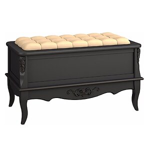 Черный (BL) Сундук Aletan Wood Marlette B110G