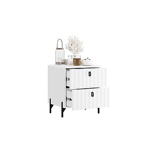 Белый Жемчуг, Белый софт Тумба прикроватная ТриЯ Тиффани