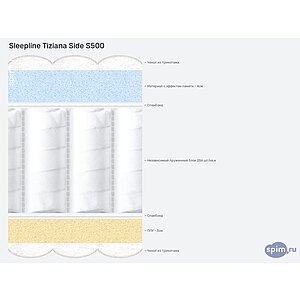Матрас Sleepline Tiziana Side S500