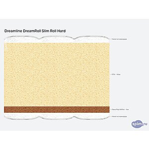 Матрас DreamLine DreamRoll Slim Roll Hard