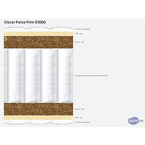 Матрас Clever Force Firm S1000