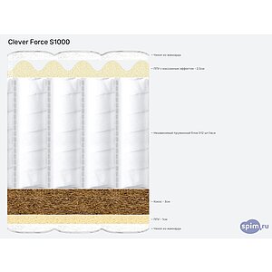Матрас Clever Force S1000