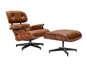   Bradexhome Eames Lounge Chair, 