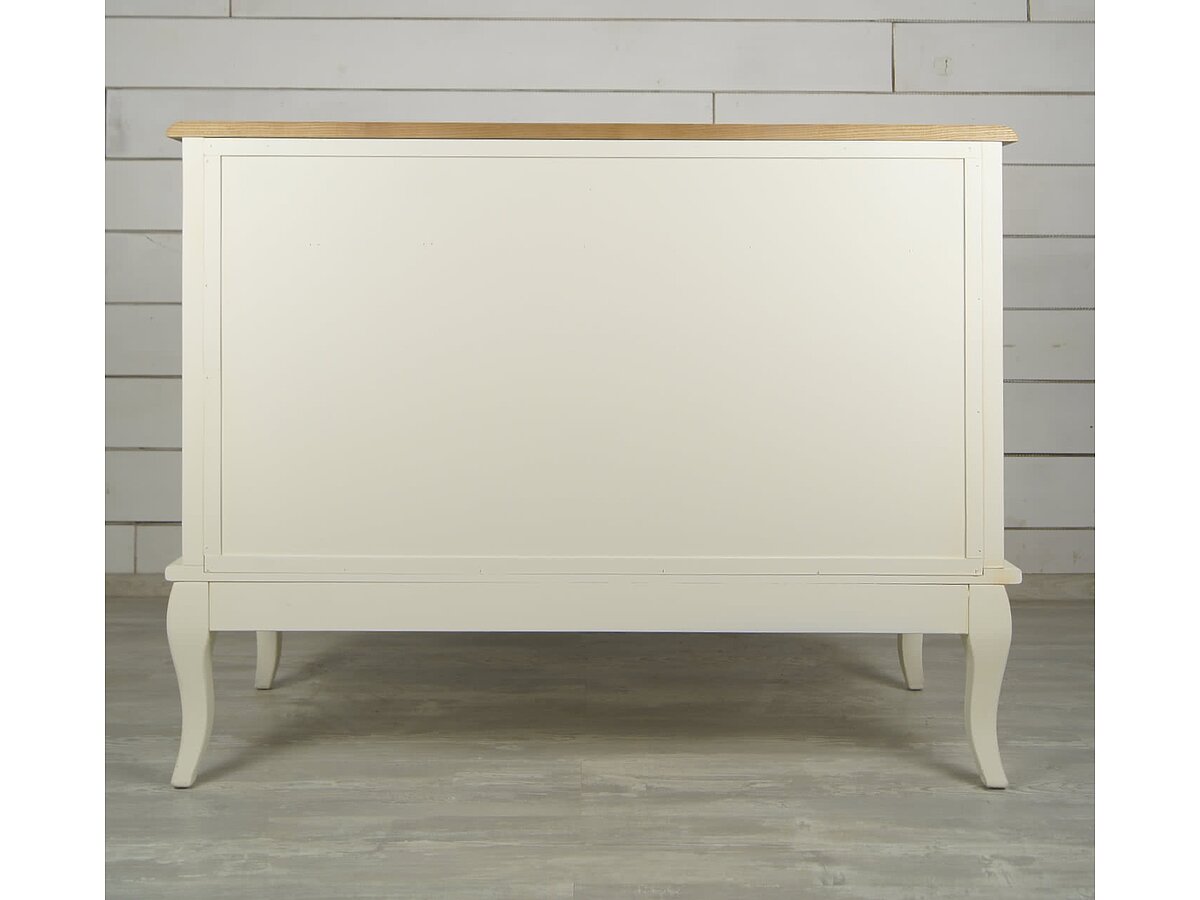 Бежевый Комод «Leontina» на 4 ящика арт ST9315 ФОТО ИЗ ФИДА!