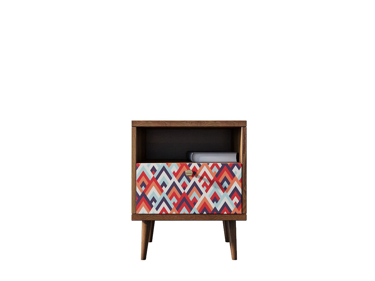 Print 03 Тумбочка Berber с одним ящиком 2 принт арт BB06/Print_02 ФОТО ИЗ ФИДА!