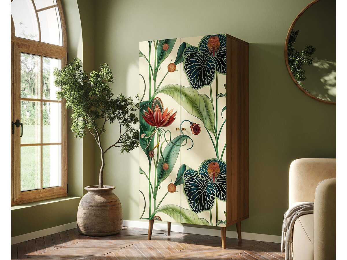 Print_55 Шкаф малый двухстворчатый Berber арт BB08/Print_55