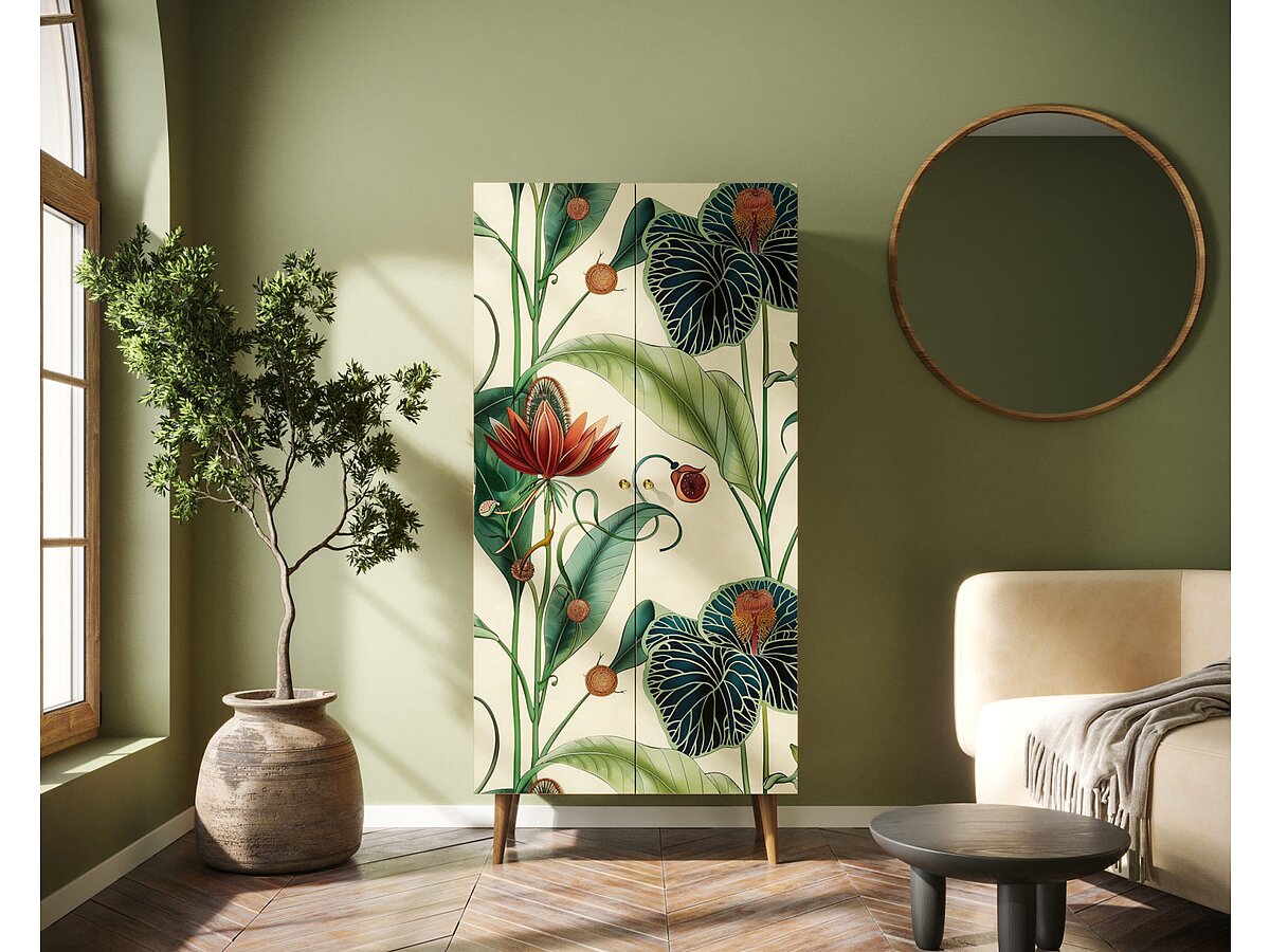 Print_55 Шкаф малый двухстворчатый Berber арт BB08/Print_55