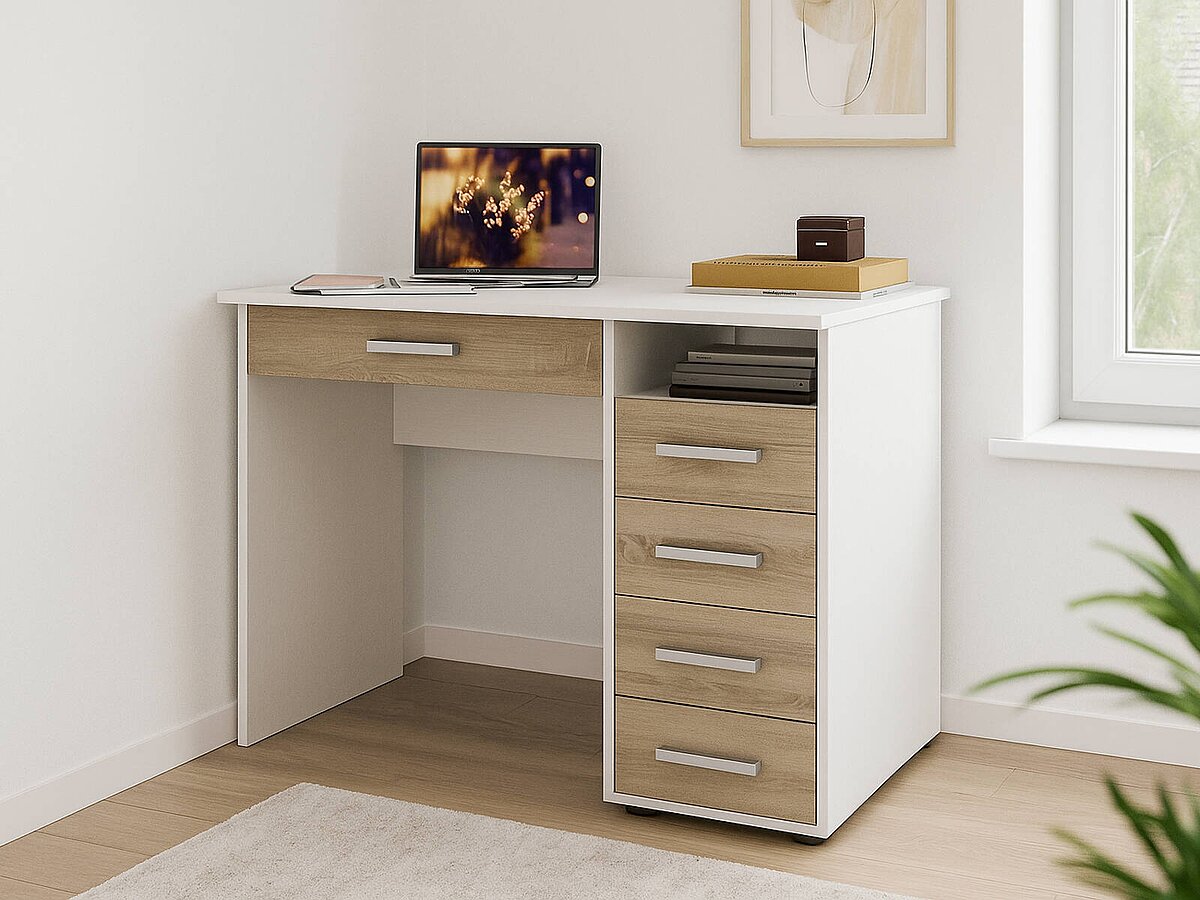 Белый/Дуб сонома