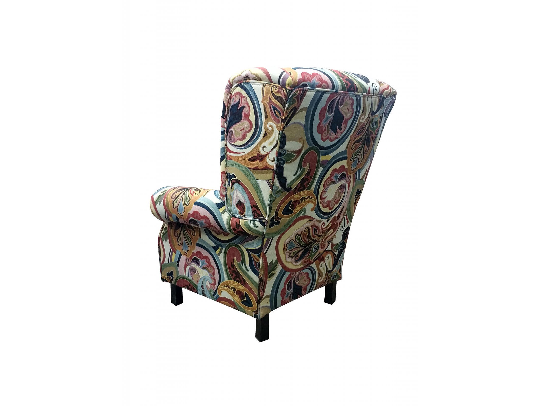 Разноцветный Кресло Монако с ярким, пестрым узором